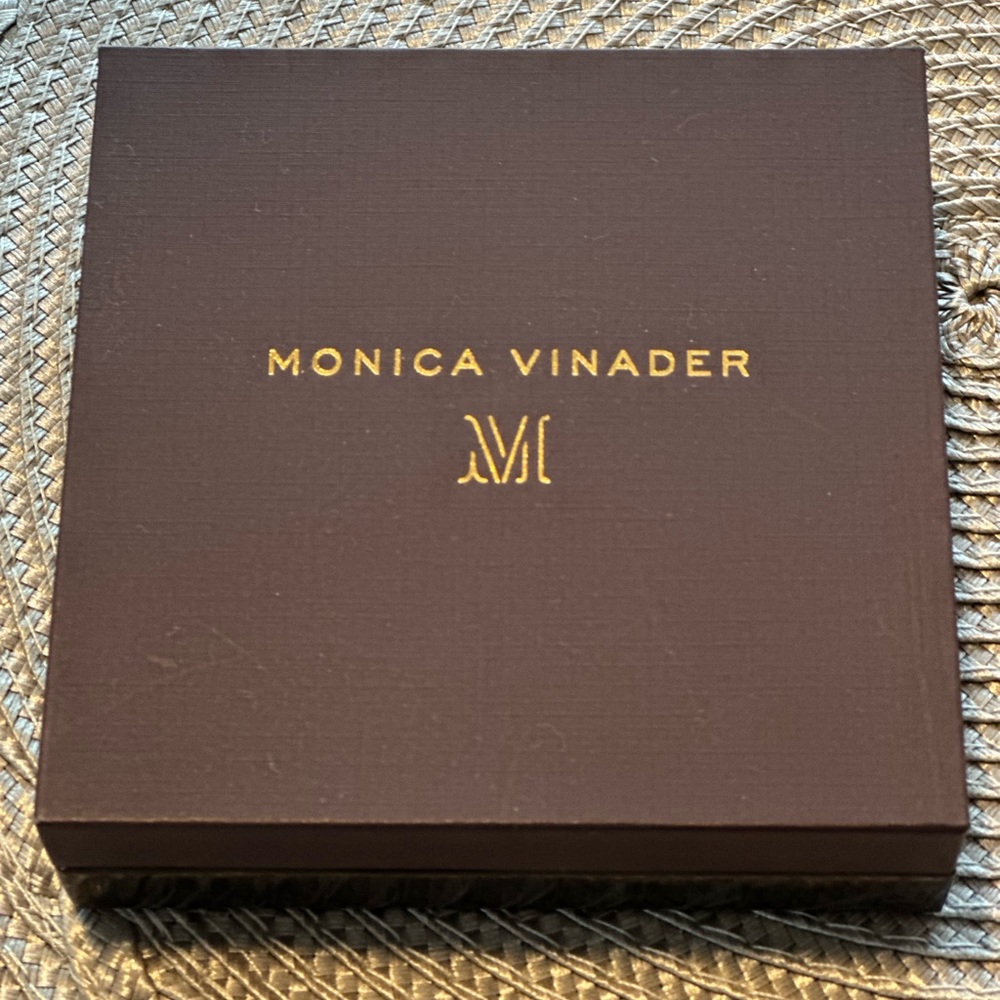 Monica Vinader Rose Gold Vermeil Linear Chain Bracelet